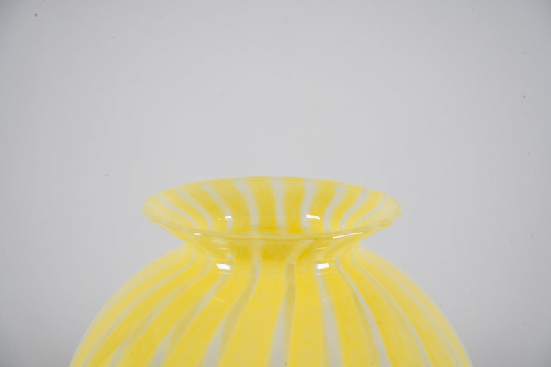 A Striped Glass Vase
