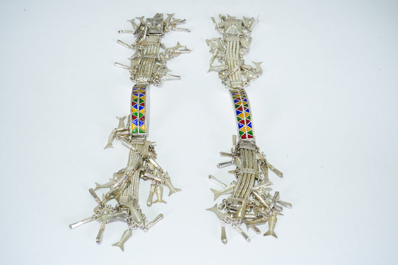 A Thai Akha-tribe style silver bracelet