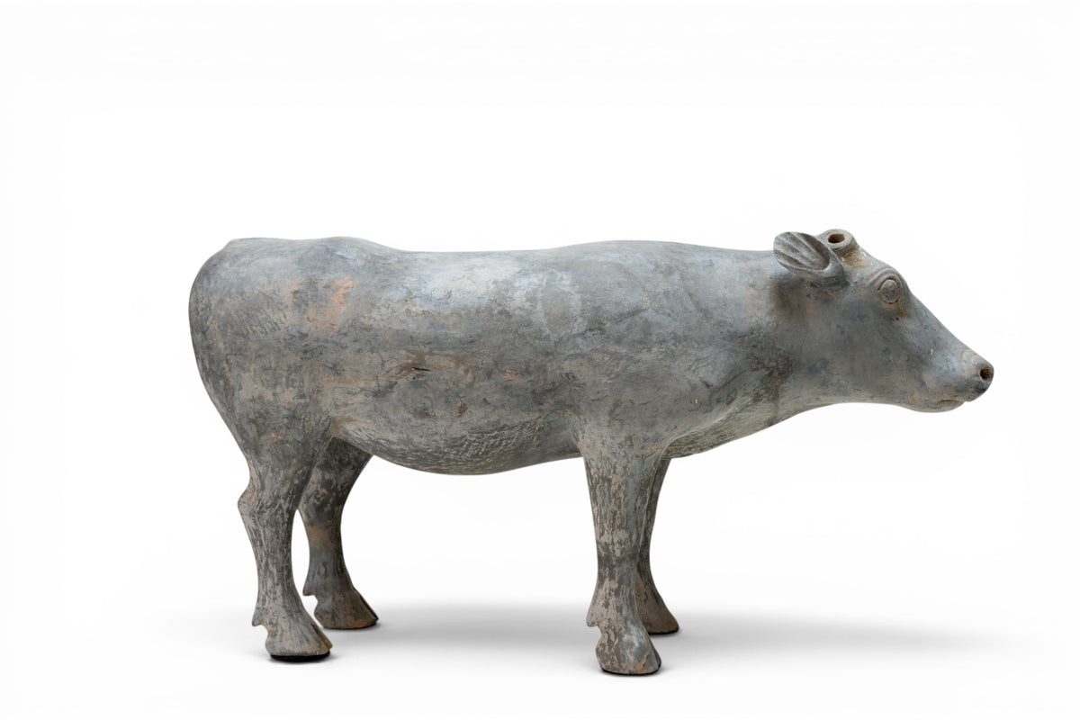 A Terracotta Figure of a Bull