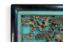 A Chinese Gilt Fretwork Panel