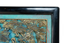 A Chinese Gilt Fretwork Panel