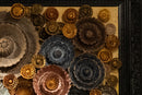 A Lotus Flowers Wall in Monumental Italian Frame
