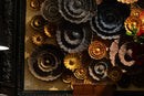 A Lotus Flowers Wall in Monumental Italian Frame
