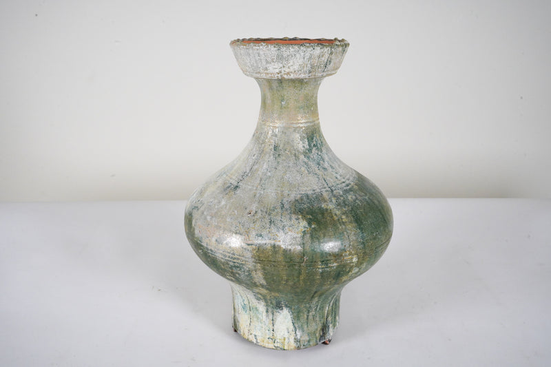 A Large Han Dynasty (206BC-220AD) Glazed Hu Vessel