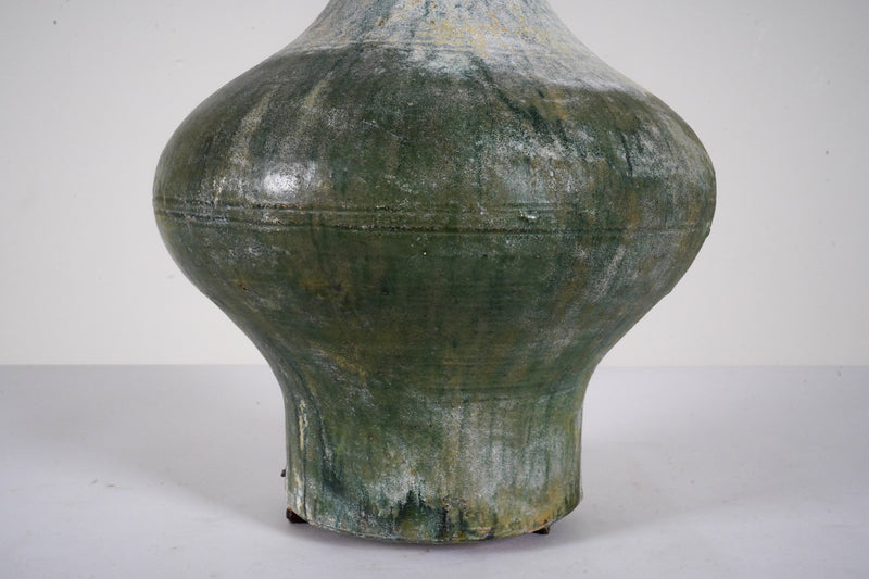 A Large Han Dynasty (206BC-220AD) Glazed Hu Vessel
