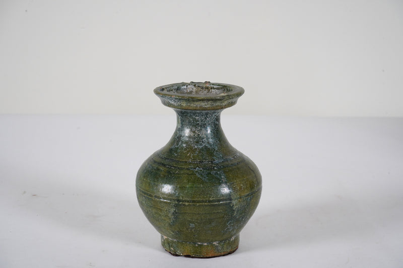 A Small Han (206BC - 220AD) Glazed Hu Vessel
