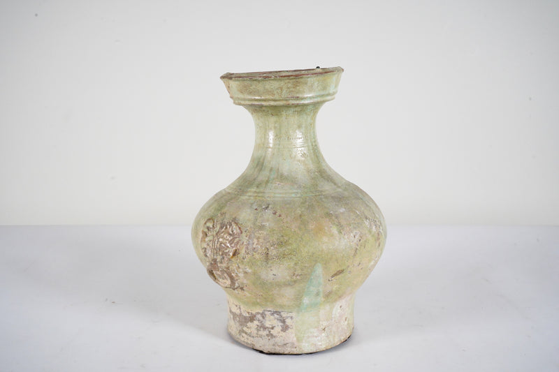 A Han (206BC -220AD) Glazed Hu Vessel