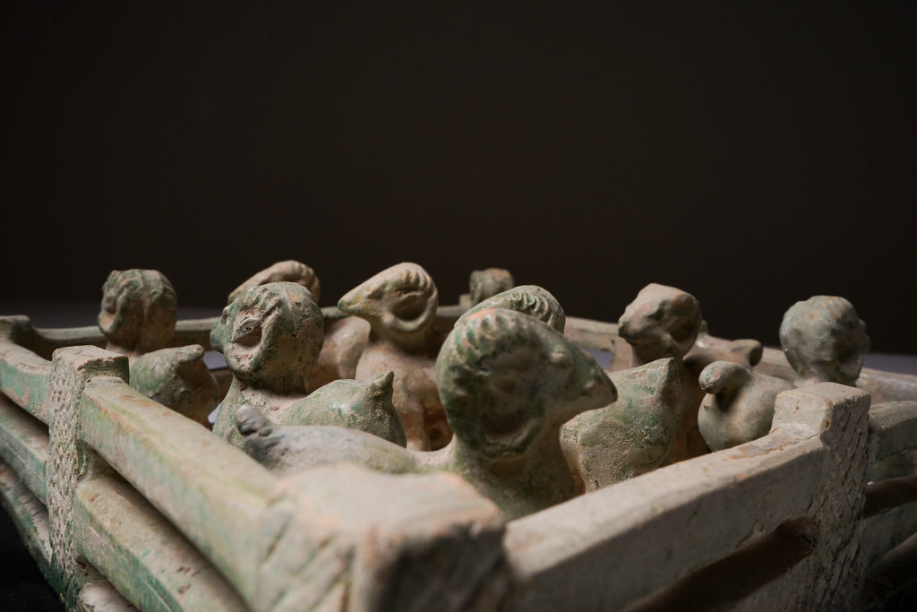 A Han Dynasty (206BC-220AD) Glazed Sheep's Pen