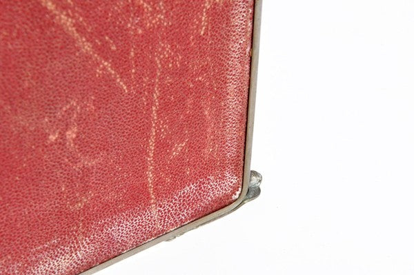 Travel Mirror with Pebbled Leather Case