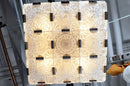 Czech Cast Glass Ceiling Lamp | c. 1960