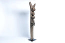 Carved Wooden Bamana Tribe Post