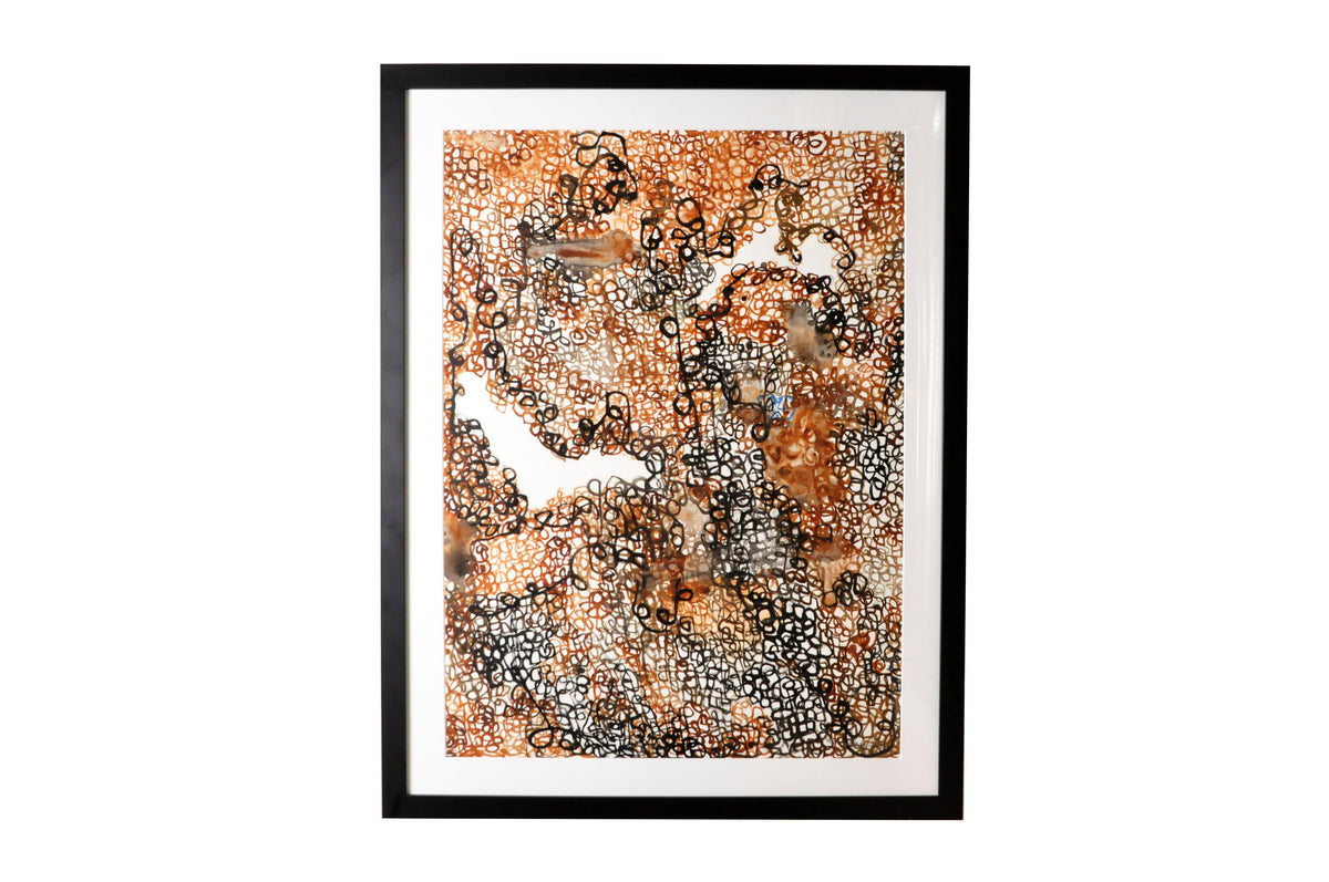 "Cellular Structure" | Watercolor by Wanlop Hansunthai