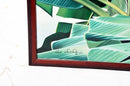 Oil Painting of a Banana Tree in Blossom