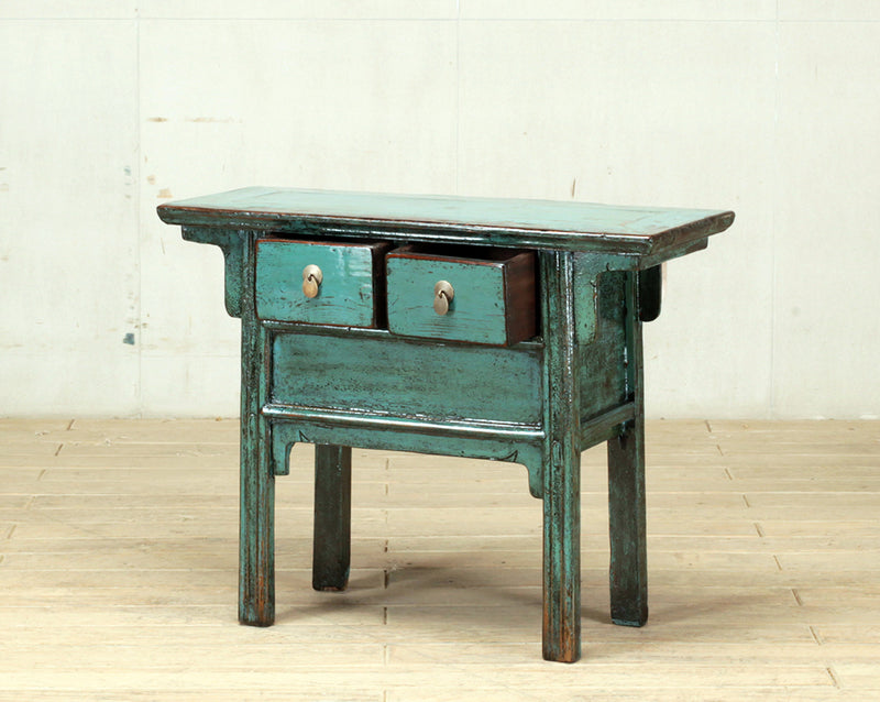 Chinese Console Table with Two Drawers and Restoration