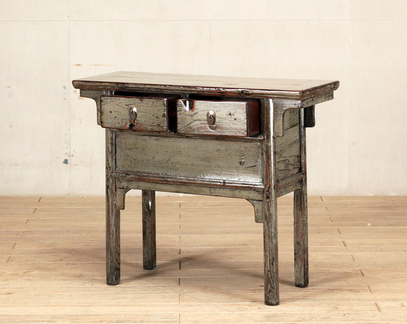 Chinese Console Table with Two Drawers and Restoration