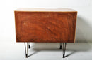 Walnut Side Chest With Solid Walnut Drawers in the Style of Gio Ponti