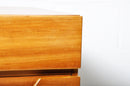 Walnut Side Chest With Solid Walnut Drawers in the Style of Gio Ponti