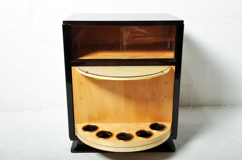 Bar Cabinet With Rotating Bottle Display