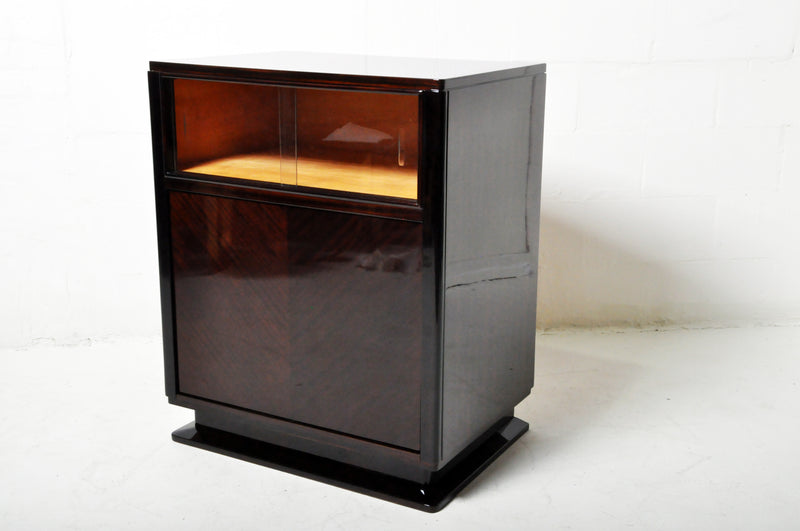 Bar Cabinet With Rotating Bottle Display
