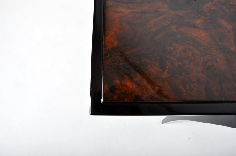 End Table With Walnut Burl