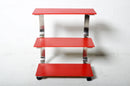 Socialist Era Shelf with Brushed Chrome legs and Laminate Surfaces