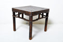 Round post Chinese Square Tea Table with original patina