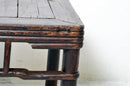 Round post Chinese Square Tea Table with original patina