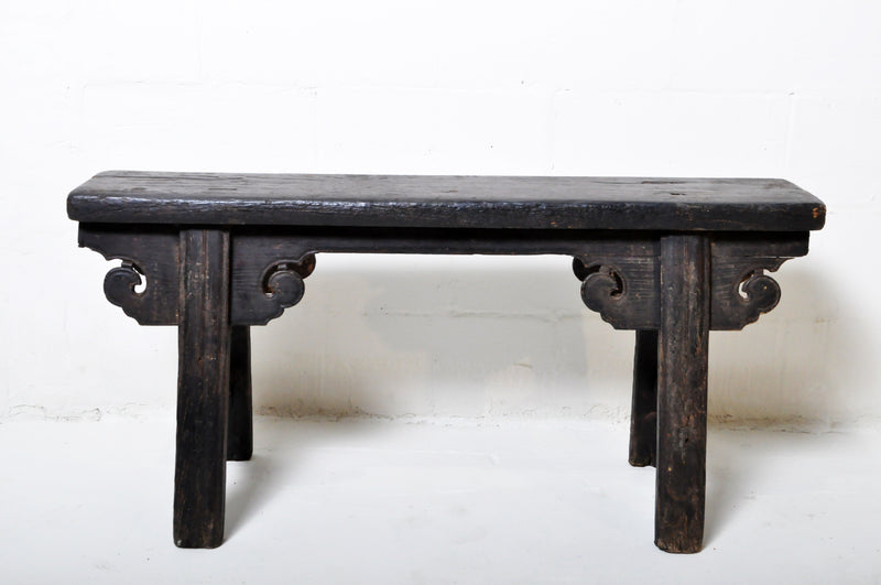 Chinese Narrow Bench with decoration