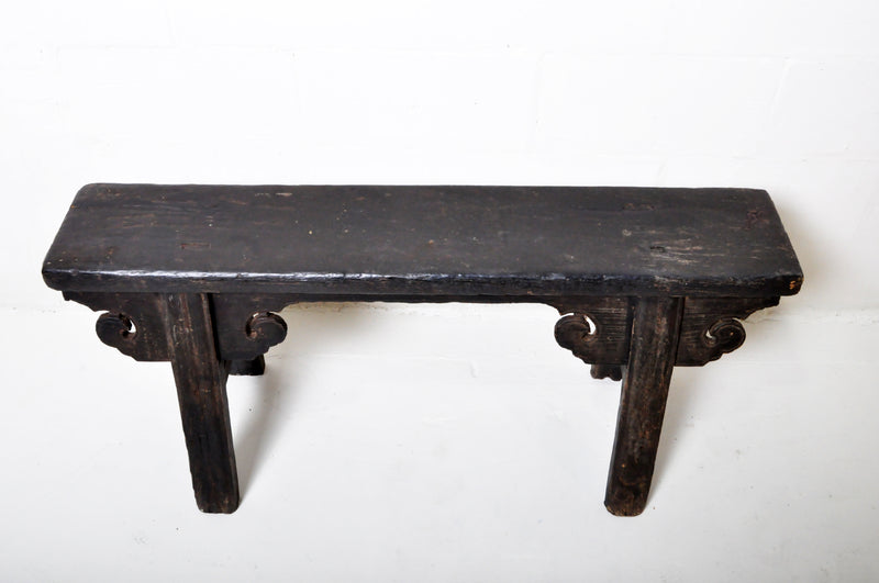 Chinese Narrow Bench with decoration