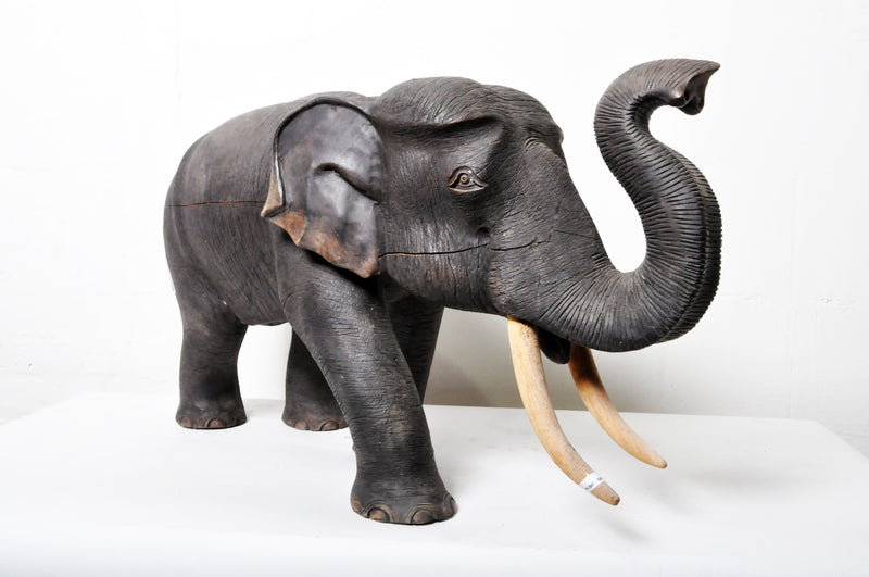 Thai Elephant Carving
