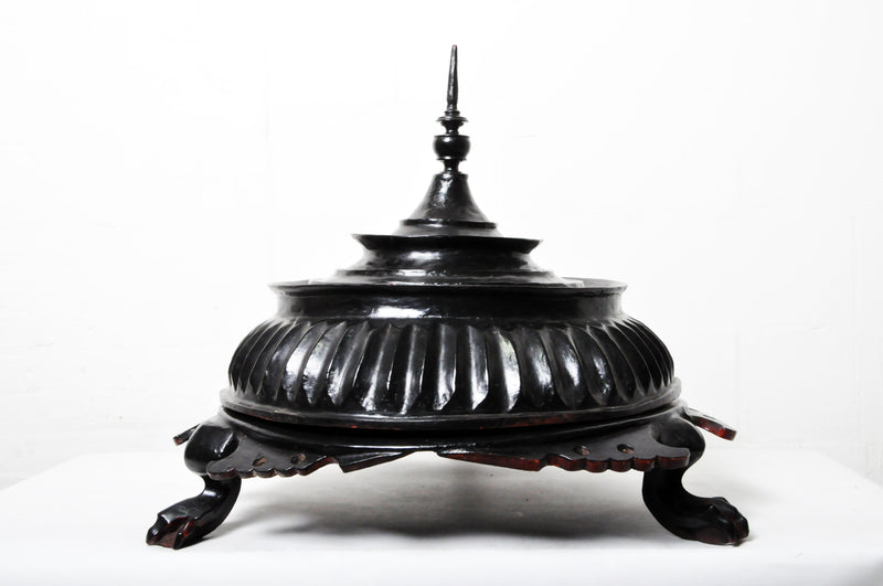 Burmese Lacquer Ware Offering Tray