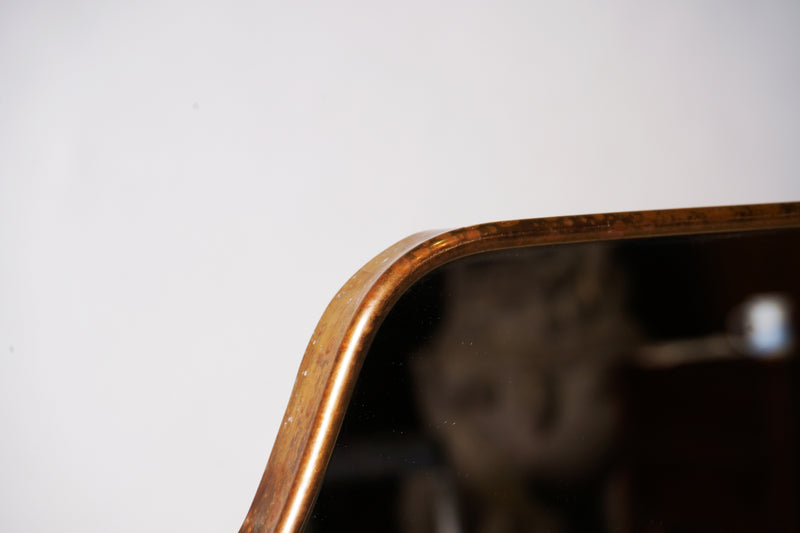 A 1950's Italian Brass Mirror