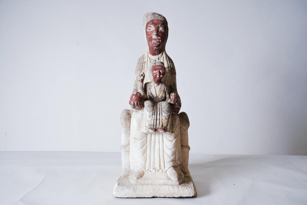 A Modern Sculptural Depiction of Our Lady Of Montserrat