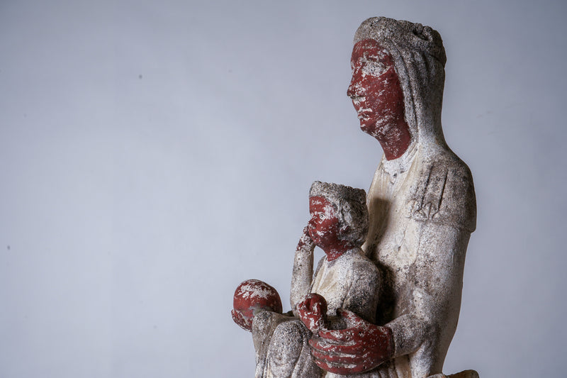 A Modern Sculptural Depiction of Our Lady Of Montserrat
