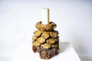 A Wooden Candle Holder in the Form of an Artichoke