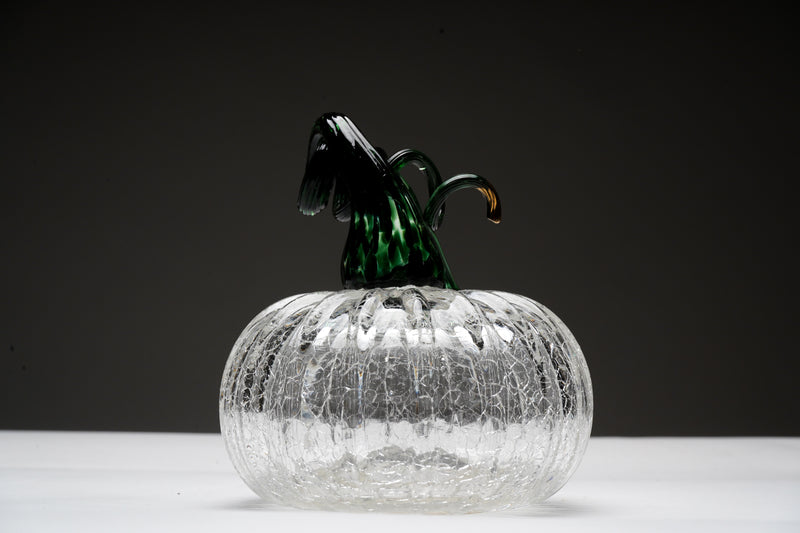 Decorative Hand Blown Glass Pumpkin