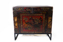 A Chinese Blanket Chest With Stand