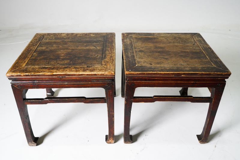 A Pair of Chinese Ming Dynasty Style Stools