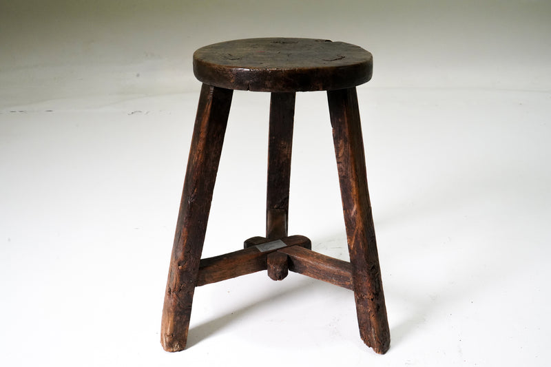 Wooden Three-legged stool
