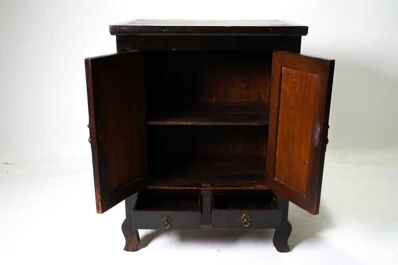 Chinese Clothing Cabinet With Cabriole Legs