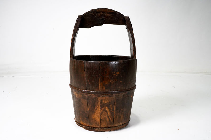 Round Rice bucket with handle