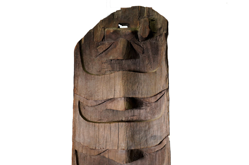 A Wooden Naga-Tribe Totem