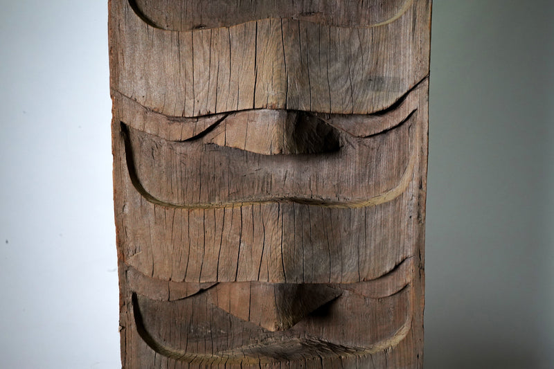 A Wooden Naga-Tribe Totem