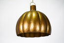 An Iron Hanging Lamp in Pumpkin Shape
