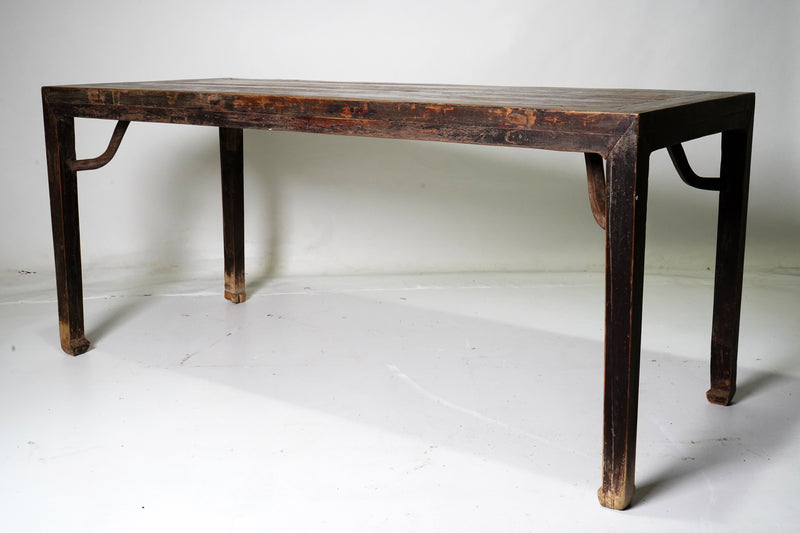 Chinese Painting Table With Horsehoof Legs