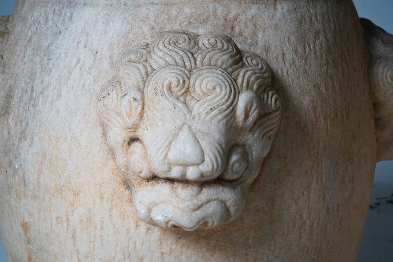 Carved Marble Stool