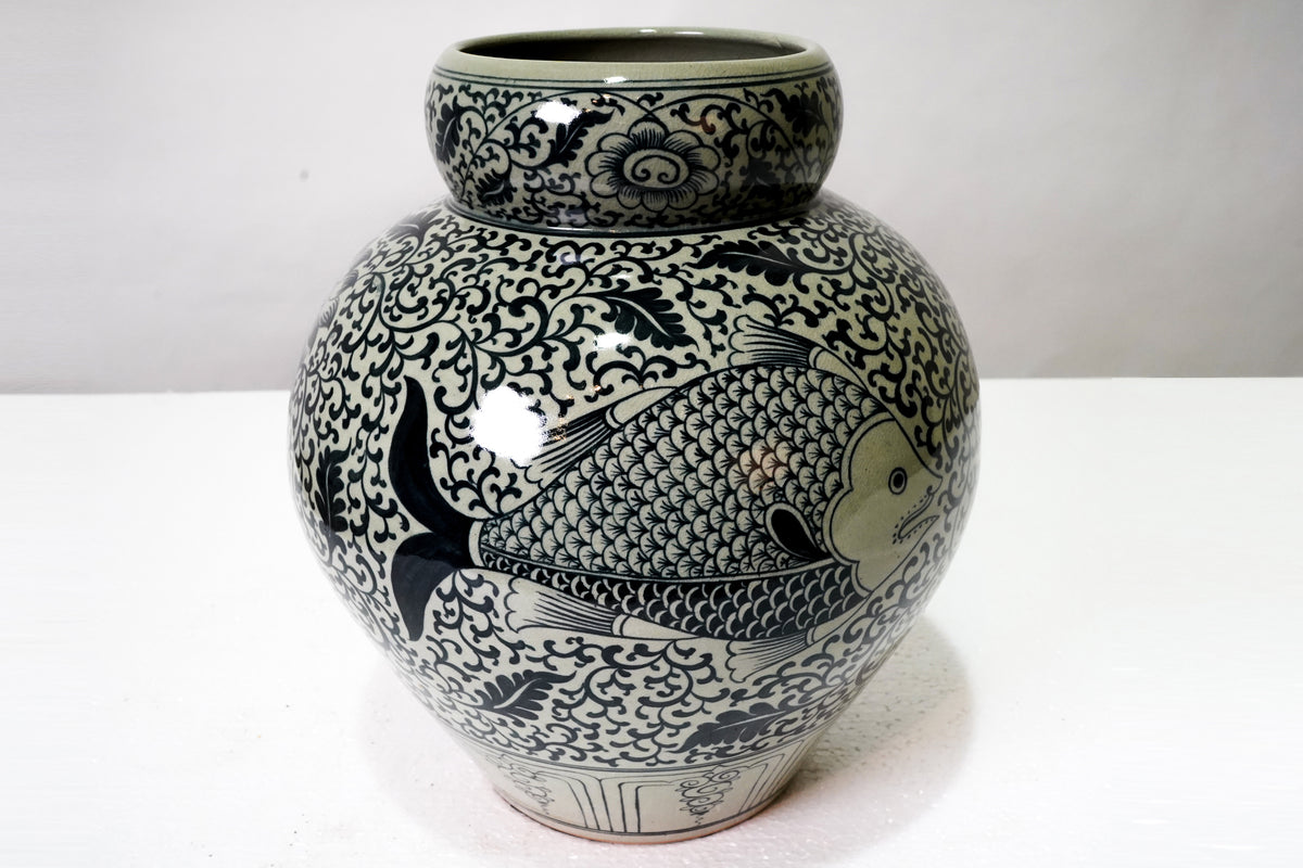 Blue and White Porcelain Vase