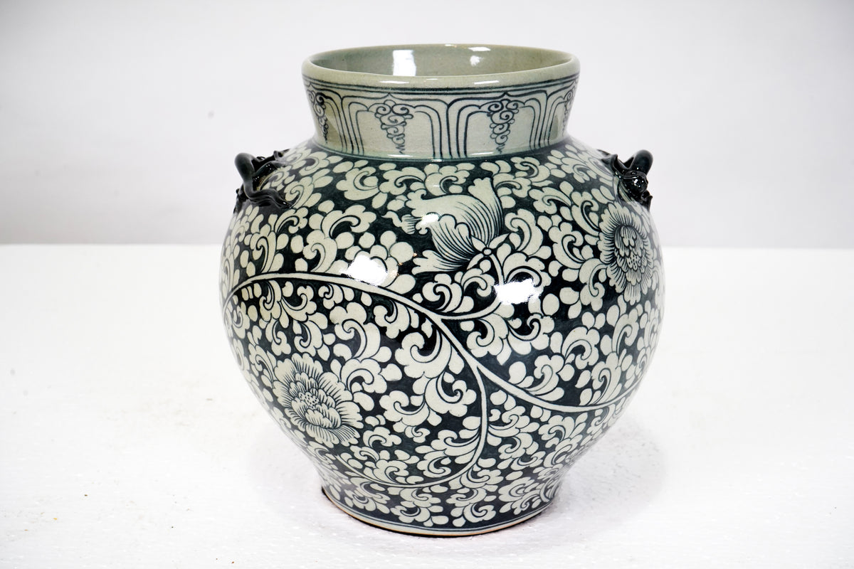 Blue and White Cermaic Vase