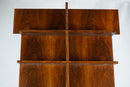 A Walnut Veneer Bookcase