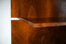 A Walnut Veneer Bookcase